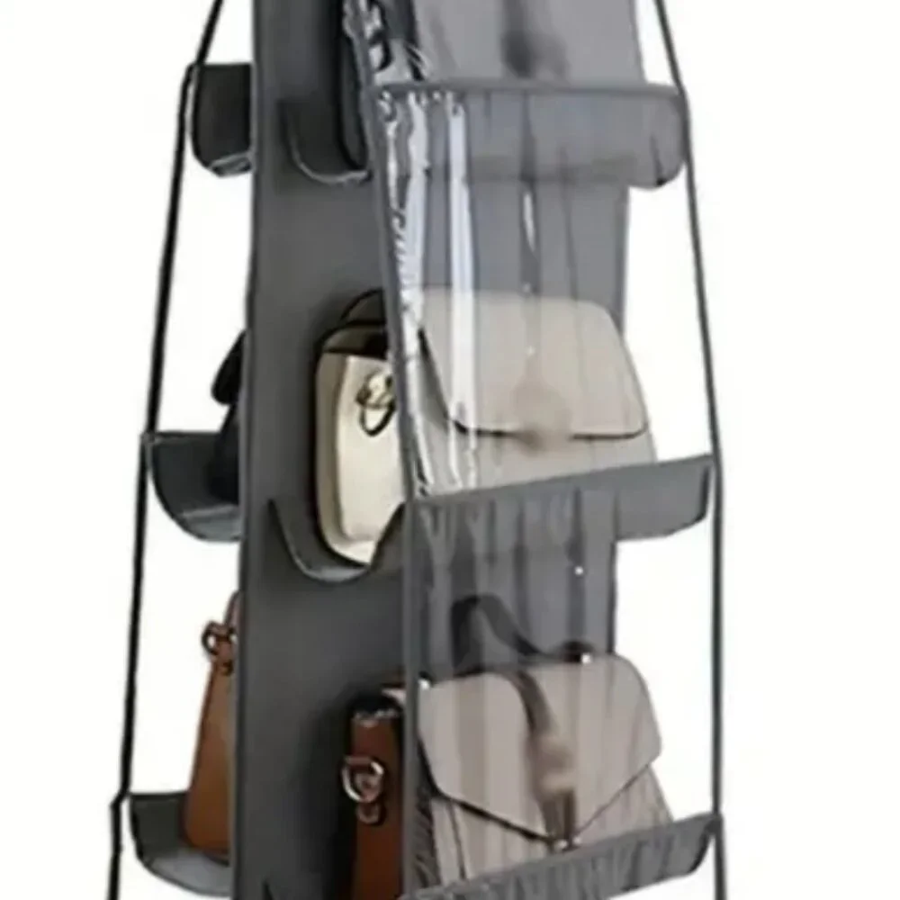 NIP 8-Slot Grey Purse Organizer